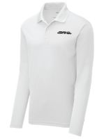 ST640LS Sport Tek PosiCharge RacerMesh Long Sleeve Pol-WHITE